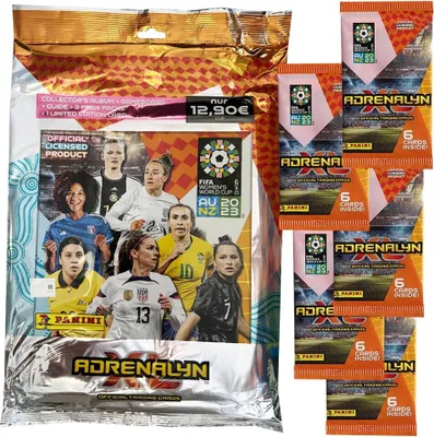 Produktbild von FIFA Women's World Cup Adrenalyn XL 2023 - 1 Starter + 5 Booster