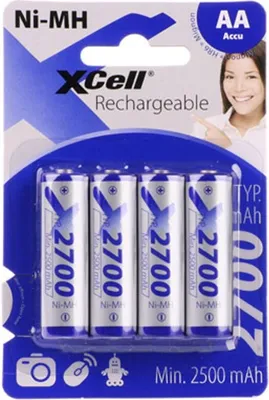 Produktbild von X-Cell Mignon AA-2700mA Blister Pack ( 4 akumulátory )