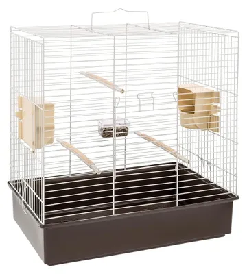 Produktbild von Ferplast Vogelkäfig Wellensittich Käfig Exotenkäfig, inkl. Vogelspielzeug, Vogel