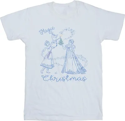 Produktbild von Disney - "Frozen Magic Christmas" T-Shirt für Herren BI27505 (XL) (Weiß)