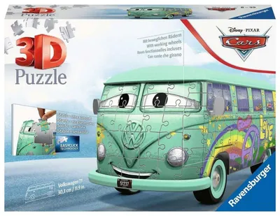 Image de Ravensburger Volkswagen T1 3D-Puzzle 162 pièce(s) Véhicules