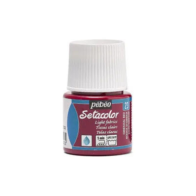 Produktbild von Pébéo Setacolor Helle Stofffarbe, 45 ml, Orientalrot