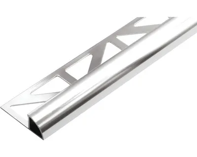 Produktbild von Viertelkreis-Abschlussprofil Durondell Aluminium silber 250 cm Höhe 8 mm