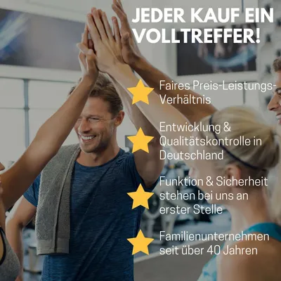 Produktbild von Best Sporting Gymnastikmatte inkl. Übungsanleitung I 180x60x0,80 cm I Ideal als Yoga Matte, Fitness Matte oder Pilatesmatte I rutschfest I Yoga Mat aus schadstoffem PE-Material I Farbe: blau, Farbe:blau, Länge:180 cm