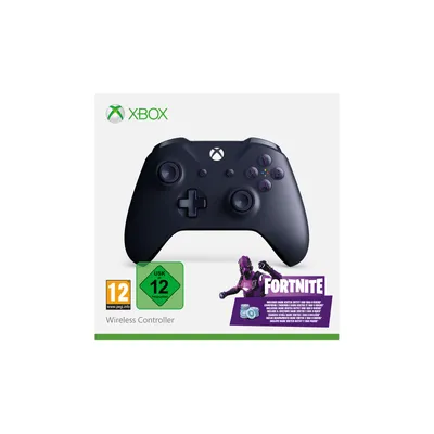 Obrázek produktu pro Microsoft Xbox Wireless Controller – Fortnite Special Edition, Gamepad, Xbox One, Xbox One S, Xbox One X, Směrový kříž, Bezdrátový, Bluetooth, Černá, Purpurová