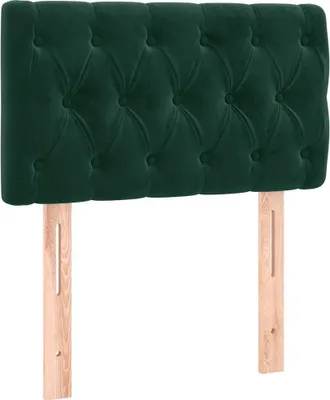 Produktbild von vidaXL Kopfteil Dunkelgrün 80x7x78/88 cm Samt
