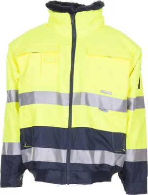 Produktbild von Planam Warnschutz Comfortjacke 2047 Gr. 4XL gelb/marine