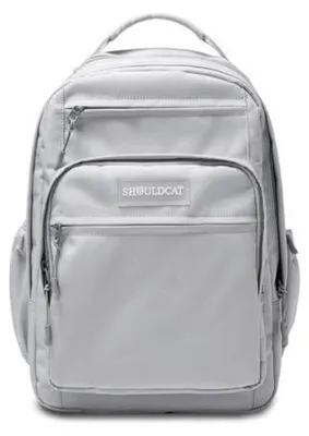 Produktbild von Tagesrucksack mit Laptopfach für 15,6 Zoll, wasserdichtes Polyester, Grau