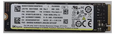 Produktbild von Lenovo SK Hynix - SSD - verschlüsselt - 1 TB - intern - M.2 2280 - PCIe 4.0 x4 (NVMe)