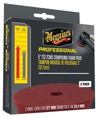 Zdjęcie produktu dla Meguiar's Profesjonalne podkładki polerskie, 5 cali, 2 sztuki