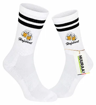 Produktbild von Huuraa Uni Socken Hofstaat Schützenfest 42/46 Black Baumwolle Tennissocken Geschenkidee, KI-generiertes Bild