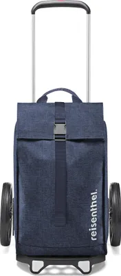 Produktbild von Reisenthel citycruiser, Blau, Metall, Polyester, Polypropylen (PP), Trolley-Tasche, 25 kg, Muster, 2 Rad/Räder