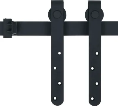 Image de Kit mini de porte d'armoire coulissante Acier au carbone 183 cm