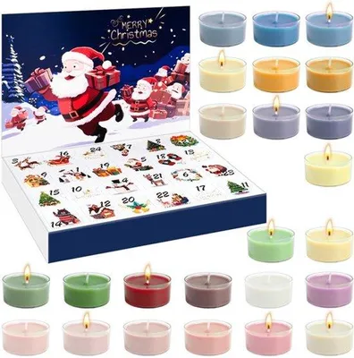 Obrázek produktu pro 2026 Advent kalendář svíčky ženy Advent kalendář vonící svíčky dámy