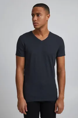 Produktbild von CASUAL FRIDAY CFLincoln v-neck t-shirt Herren T-Shirt Kurzarm Shirt mit V-Ausschnitt Slim Fit