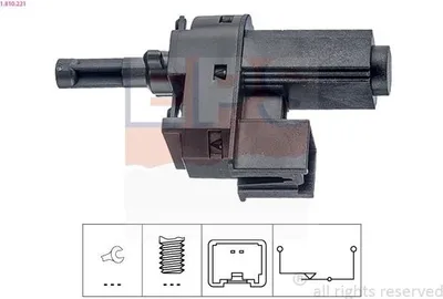 Produktbild von EPS Kupplungsschalter (GRA) 1.810.221 für FORD Fiesta Mk6 Schrägheck (JA8, JR8) mechanisch