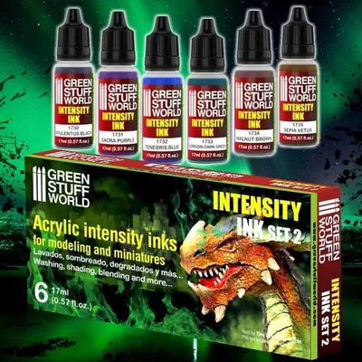 Zdjęcie produktu dla Green Stuff World GSW9352 – Zestaw 6 farb Intensity – Zestaw 2 – Nowy