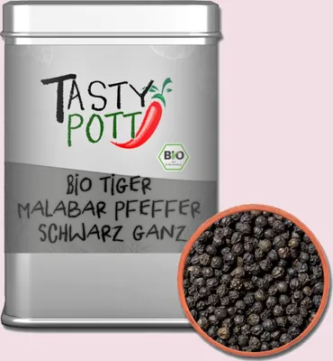 Produktbild von Tasty PottTiger Malabar Pfeffer ganz 100g
