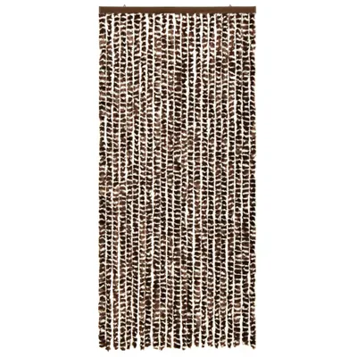 Image de Moustiquaire Marron et blanc 90x220 cm Chenille