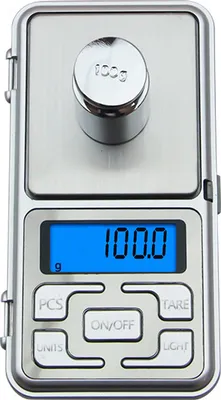 Produktbild von INF Digitale Miniwaage / Taschenwaage 200g / 0,01g Edelstahl