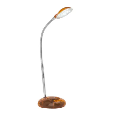 Immagine prodotto di BRILLANTE lampada da tavolo a LED Timmi | lampada da ufficio senza tempo | plastica/metallo | arancione | regolabile individualmente