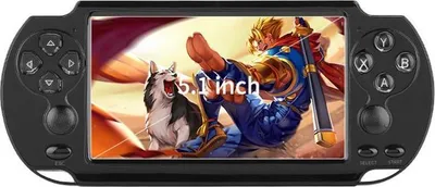 Tragbare 5,1-Zoll-Spielkonsole mit zwei Joysticks und 8 GB erweitertem Speicher