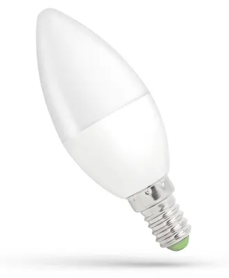 Produktbild von 1er Pack LED Leuchtmittel in Kerzenform matt mit E14 Sockel 4 Watt 330 Lumen warmweiß 3000K