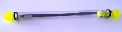 Immagine prodotto di set di 3 raccoglitori di palline da tennis - Tubo di raccolta - fino a 15 palline - lunghezza 120 cm - Con tracolla per un facile trasporto!