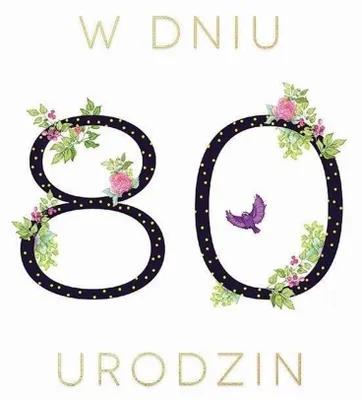 Obrázok produktu pre Oslavná vstupenka s kryštálom Swarovski – 80. narodeniny