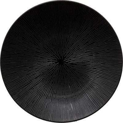 Produktbild von Flacher teller atelier d.27cm schwarz - SG Secret de Gourmet