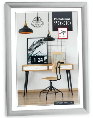 Produktbild von ZEP Kunststoffrahmen New Easy Blockprofil Klarglas silber 20x30 cm