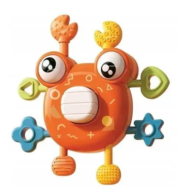 Obrázek produktu pro Senzorická hračka Krab s chrastícími prvky, TULIFUN
