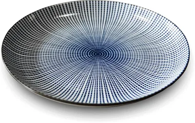 Obrázok produktu pre Hlboké taniere 31 cm, porcelán, modrá, pre večeru