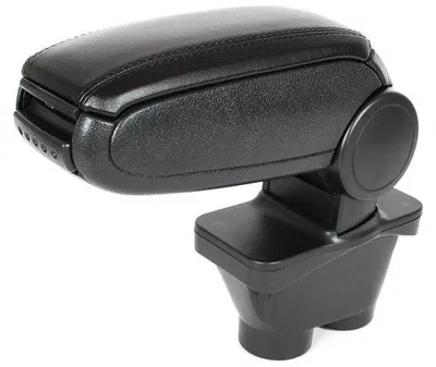 Produktbild von Mittelarmlehne Armlehne KLAPPBAR Leder Schwarz für Peugeot 208 ab 2012-