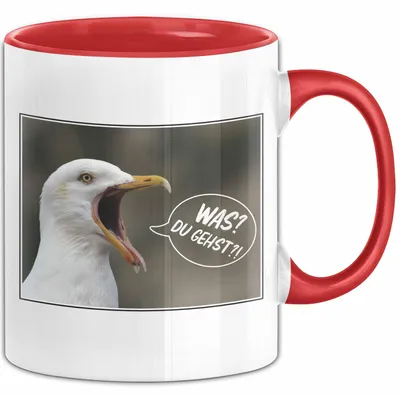 Produktbild von Abschied Tasse Geschenk Jobwechsel Geschenkidee Was Du Gehst Kollege Abschiedsgeschenk Idee Kollegin (Rot)