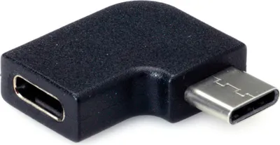 Produktbild von VALUE USB 3.2 Gen 2 Adapter, USB Typ C - C, ST/BU, 90°, schwarz