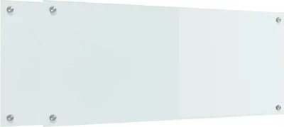 Obrázok produktu pre vidaXL Kuchynský splashback 2 ks biely 100 x 40 cm Tvrdené sklo