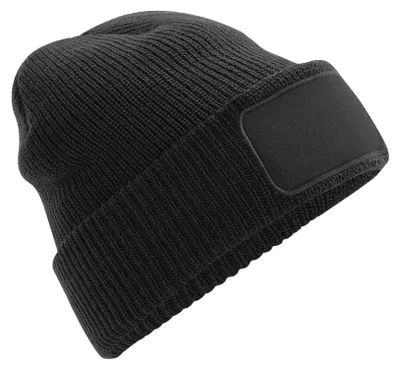 Produktbild von Beechfield Uni Thinsulate-Strickmütze zum Bedrucken, für Erwachsene FK247 (Einheitsgröße) (Schwarz)
