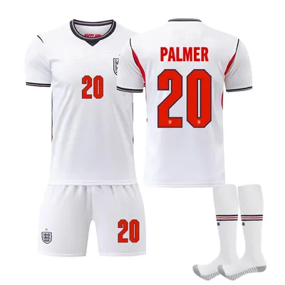 Obrázek produktu pro #20 Dres fotbalový, Anglie, mistrovství světa 2026, domácí stadion. Pro děti i dospělé. Velikost: 18