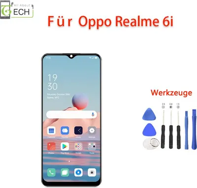 Produktbild von Für Oppo Realme 6i RMX2040 LCD Display mit Rahmen Bildschirm Touch Screen
