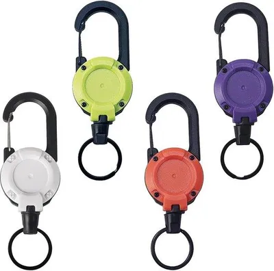 Image de Chaîne pour porte-clés en acier de 65 cm de long, avec cordon.