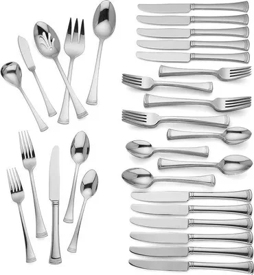 Produktbild von Famanu Besteckset 65-teilig für 12 Personen - Zilverfarbenes Design