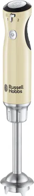 Produktbild von Russell Hobbs Stabmixer [Pürierstab] Retro Creme (Messbecher + Deckel, BPA-frei, spülmaschinenfest, Infinity-Mix-Technologie, für Smoothie, Suppen, Saucen, Babynahrung) Vintage Zerkleinerer 25232-56