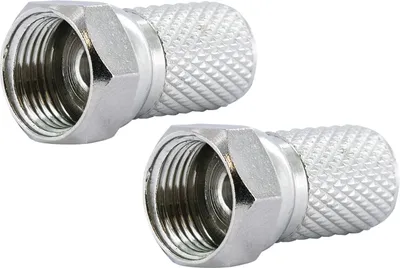 Produktbild von Schwaiger F Stecker FST8002 531 2x F Aufdrehstecker für Kabel mit 8mm Durchmesser
