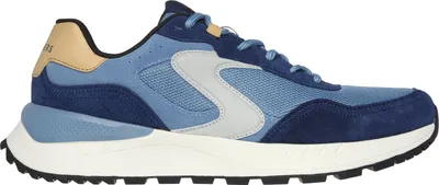 A side view of a single sneaker.