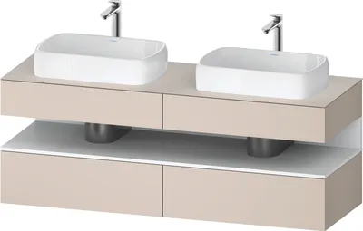 Produktbild von DURAVIT QA4779018910000 QTG KWTU WH Ek. 1600x550x600 Tp. Mt.