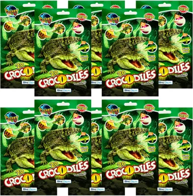 Produktbild von Blue Ocean Crocodiles Sammelfiguren 2025 - Planet Wow Figur - 10 Tüten