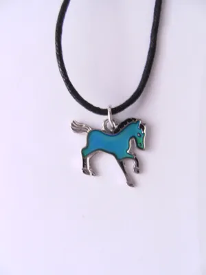 Produktbild von Stimmungskette Fohlen, Pferd Kette Anhänger Modeschmuck Ketten Geschenke Schmuck Pony Tier