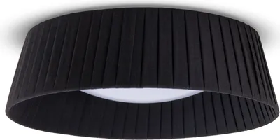 Produktbild von Deckenlampe Esstisch Deko Wohnzimmer Modern Büro Rund Lampenschirm Stoff E27