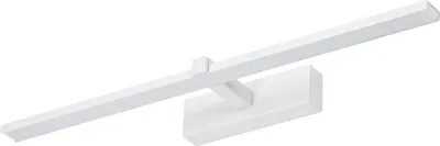 Image de Applique LED pour miroir Venus, blanche, 12 W, blanc neutre, 840 lm, métal, dimensions : 5 x 60 x 13 cm, IP44, IdeaLED